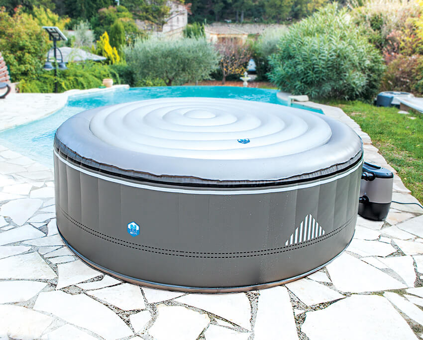Bache gonflable spa rond